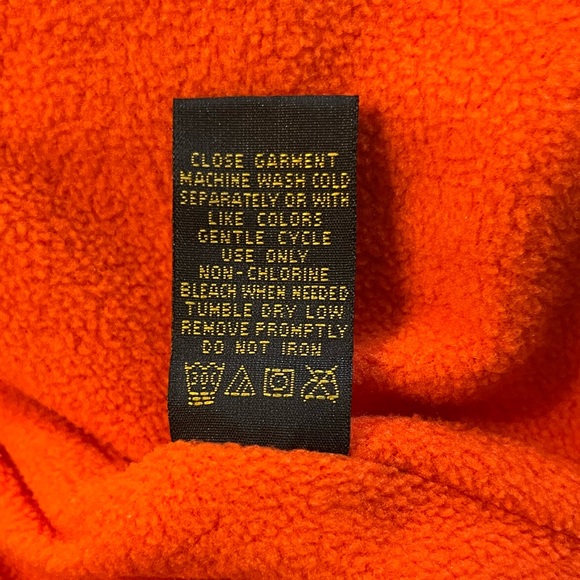 ⛰️ Pacific Trail Puffer Jacket | Gray, Orange and Red | Hooded | Size 6 Months - Picture 9 of 12